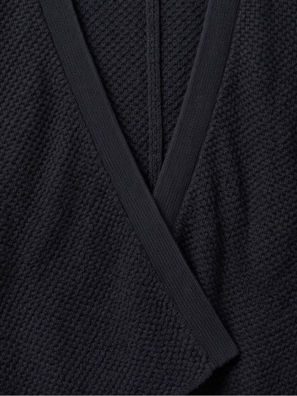 Talula Willow & Clay Open-Front Black Knit Cardigan Sweater - Picture 9 of 10